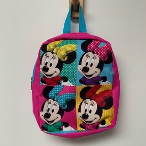 Disney Minnie Mouse Pink and Multicolor Kids Backpack